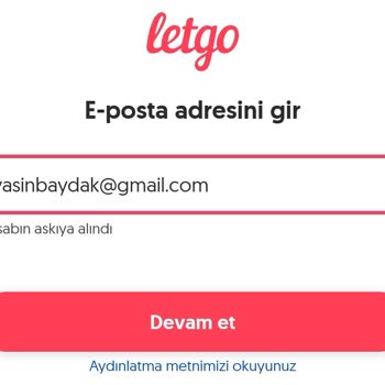 Letgo Hesaplarımı Sebepsiz Yere Kapattı
