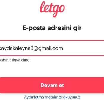 Letgo Hesaplarımı Sebepsiz Yere Kapattı