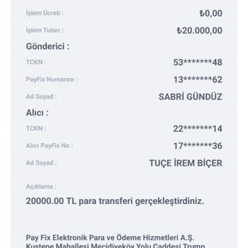 PayFix Hesabımdan Bilgim Dışında Para Çekilmiştir