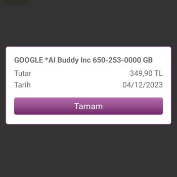 Buddy.ai 7 Gün Ücretsiz Deyip Para Kesilmesi