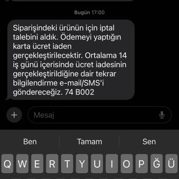 Vivense Habersiz Ürün İptali