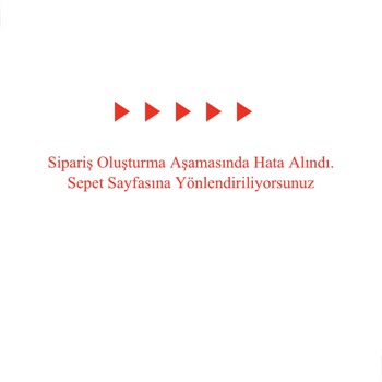 D&R Sipariş Oluştururken Hata Vermesi