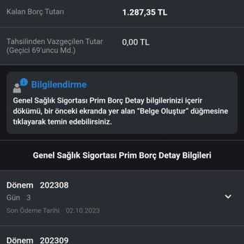 SGK Ögrenci Olduğum Halde Haksiz Yere GSS Yapılandırma Ücreti