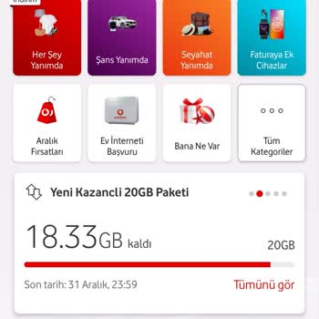 Vodafone Paket İptal Yerine Tarife İptal