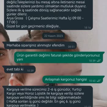 Arya Gross Onaylanan Siparişin Kargoya Verilmemesi
