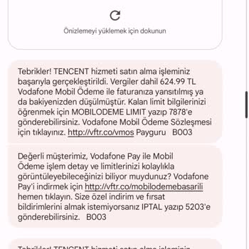 Tencent Games Türkiye Para İadesini İstiyorum