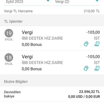 İBB - İstanbul Büyükşehir Belediyesi Kartımdan Ödeme Çekilmesi
