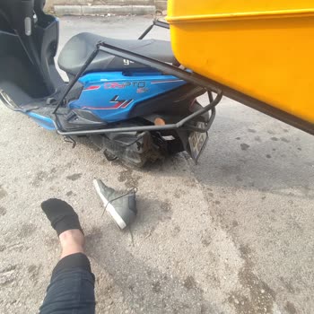 Yuki Motor Crypto 125 Arka Jant Kırılması Seyir Halinde