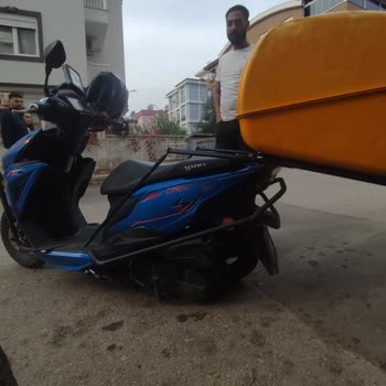 Yuki Motor Crypto 125 Arka Jant Kırılması Seyir Halinde