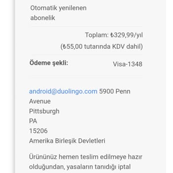 Duolingo Uygulaması Haberin Olmadan 329₺ Ücret Aldı