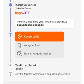 Hepsiburada Kargo Gecikmesi Ve Müşteri Memnuniyetsizliği