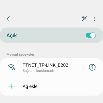 Samsung Telefon Wi-fi Bağlantı Kurulamadı