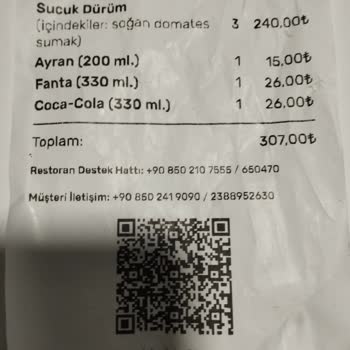 Trendyol Paşa Dürüm İncirköy Beykoz