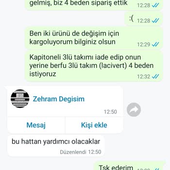 Zehram Tesettür Ödemesini Aldığı Ürünü Göndermedi