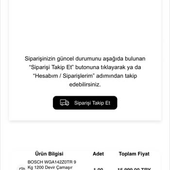 Media Markt Aldığım Çamaşır Makinesini 1 Haftadır Kargoya Vermedi