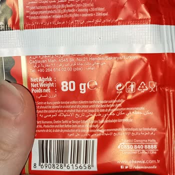 Oba Makarna Noodle İçinden Kurt Çıktı