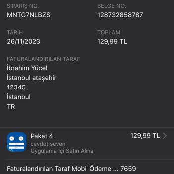Apple İos Mobil Ödeme