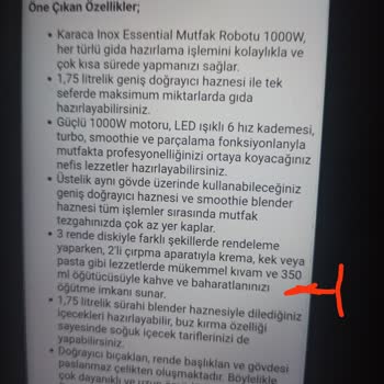 Karaca Züccaciye Eksik Ürün Gönderildi