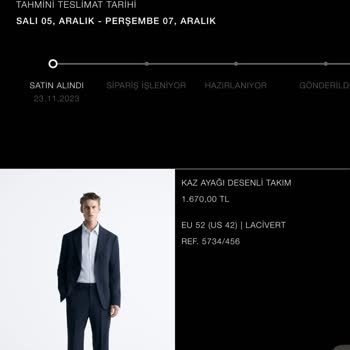 Zara'nın Ürünlerini Geç Kargolaması Ve Yardım Etmemesi