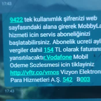 Vizyon Elektronik Para Bilgimiz Dışında Fatura Ücreti