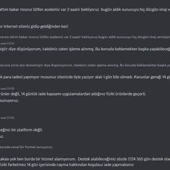 Nacsshost Yöneticilerinin Müşteriye Kötü Davranışları