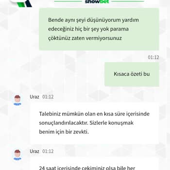 Showbet Para Ödenmiyor Sakin Girmeyin