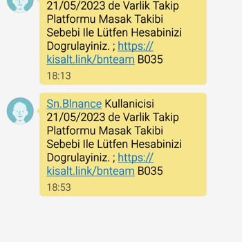 Panorama (SMS) Diye Bir Yeden Gelen Mesaj