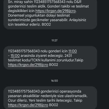 KARGOMsende Kargo Teslimat Süresi Uzatılması