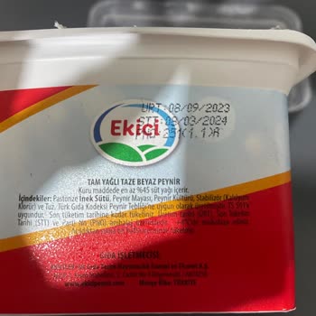 Ekici Peynir Ekici Beyaz Peynirin Paketinin Şişmesi