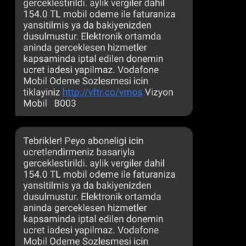 Vodafone Bilgim Olmadan Abonelik Başlatma