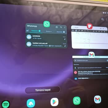Samsung Telefon Galaxy TAB S9 Fe Plus Kendiliğinden Kapanıyor
