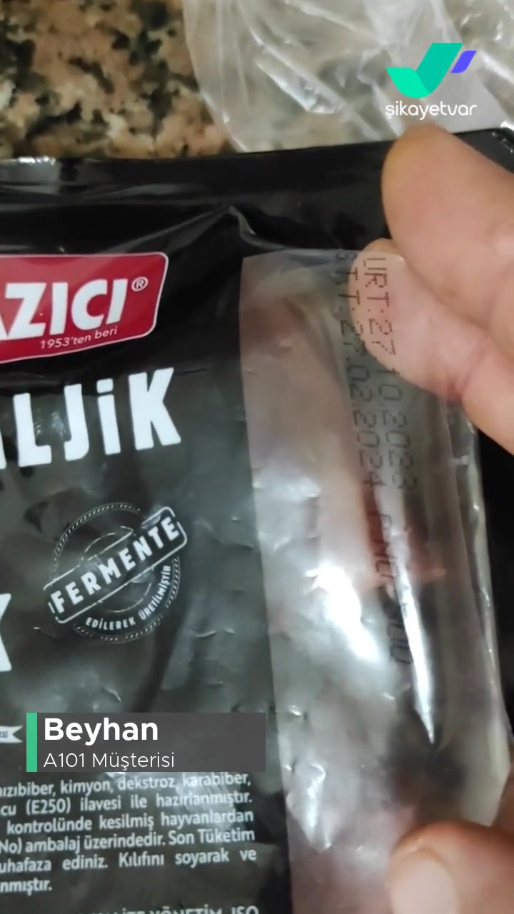 A101 Baştacı Nostalji Fermante Dana Sucuk Hüsranı! videonun kapak resmi