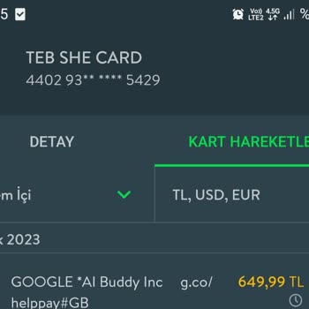 Buddy.ai 650 TL Para Kesintisi