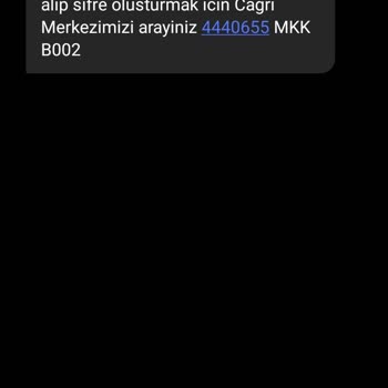 MKK Gayrimenkul Bilgi Merkezi MKK Mesaj Geldi