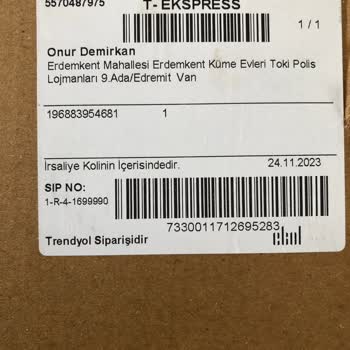 Trendyol Yanlış Kargo Getirdi