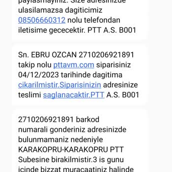 PttAVM Kargolama Sürecinde Problem Yaşıyorum