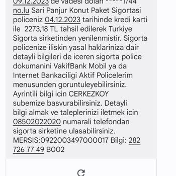 Türkiye Sigorta Sarı Panjur Konut Paket Sigortası