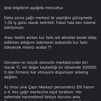 Mercedes Kapora İadesi Hakkında