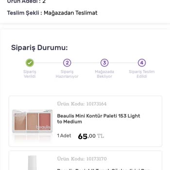 Gratis 3 Gündür Sipariş Alındı Olarak Duruyor