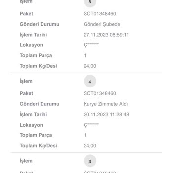 Scotty Kargonun Kargomu Teslim Etmemesi