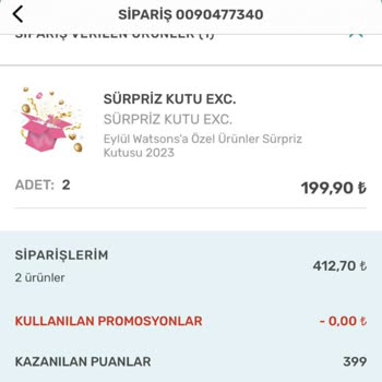 Watsons 2 Aydır Gecikmiş İade Sorunu