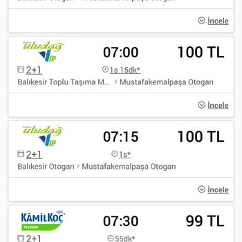 Uludağ Turizm Uludağ Vip Seferlerinin İptali