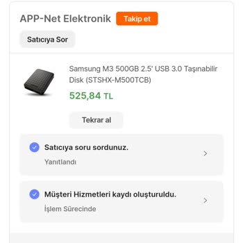 Hepsiburada İnternet Üzerinden Aldığım Ürün
