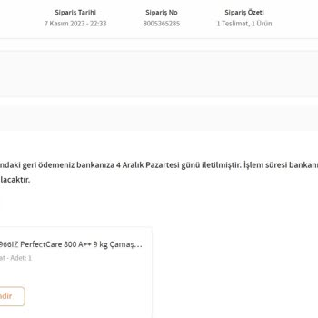 Trendyol Fiyatı Artmış Ürüne 1 Ay Sonra Yapılan Para İadesi