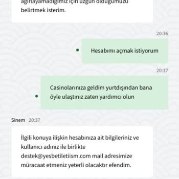 Yesbet Sitesi Hesabımı Kapatmıyor