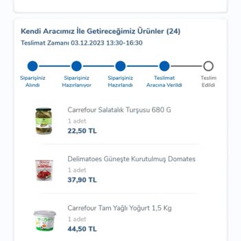 Carrefour SA Online Market Siparişimi Teslim Etmiyor!