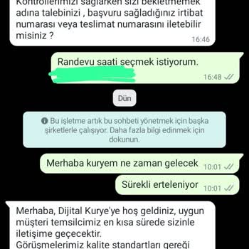 Türk Telekom Dijital Kurye Gelmiyor, İletişim Kuramıyorum.