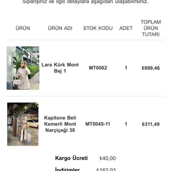 Hr Butik Ticaret Ahlakına Uygun Çalışmıyor