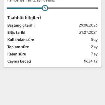 Vodafone Taahhüt İndiriminiz Bitti Yalanı
