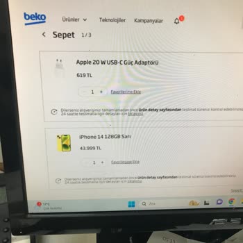 Beko İnternet Sitesinden Aldığım Ürün Gözükmüyor